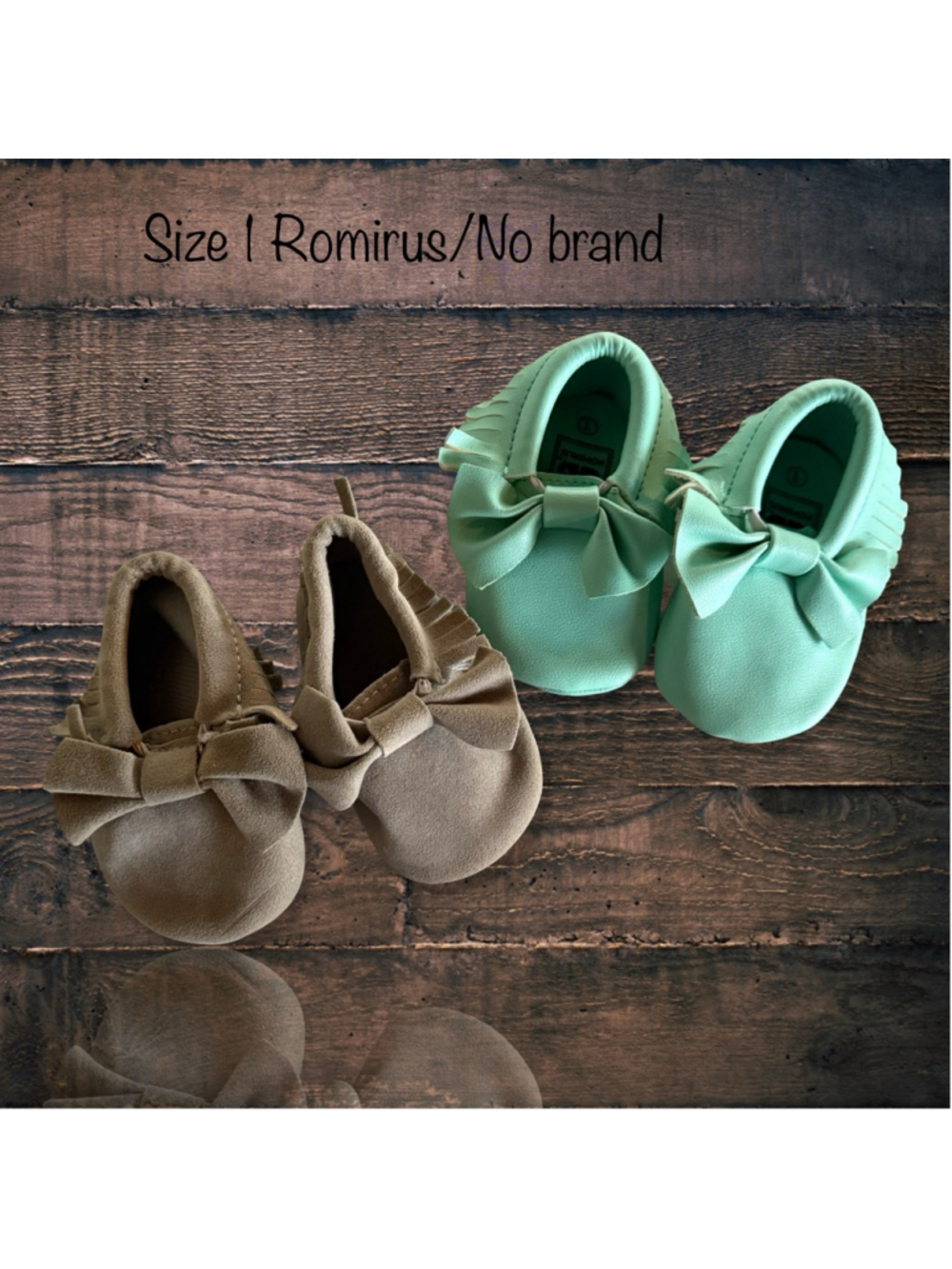 Size 1 Romirus/No Brand Moccasin Bundle